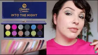 Glaminatrix Cosmetics Into The Night palette review & swatches