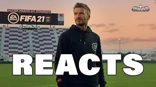 DAVID BECKHAM WATCHES OUR FIFA PLAYERS' GOALS IN A STADIUM 🔥