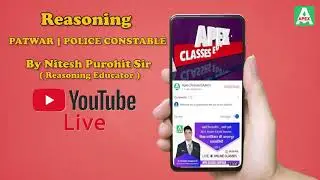 Reasoning by Nitesh Purohit Sir | Apex Classes Edutech