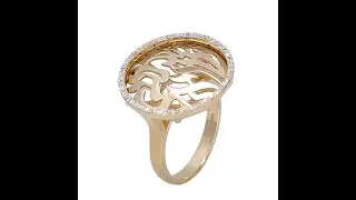 Diamond 14k Gold Ring Shema Israel. Jewish Jewelry. Kabbalah Blessing.