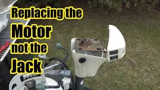 Electric Trailer Jack Motor Replacement on our Travel Trailer