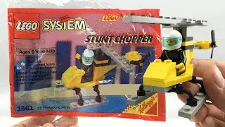 LEGO Town 1990 Kelloggs Cereal freebie - Stunt Chopper review! 1591
