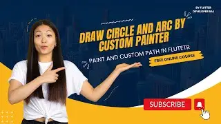 Draw circle and arc by using paint in flutter || Flutter Custom Painter