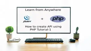 How to create an API using PHP Tutorial-1