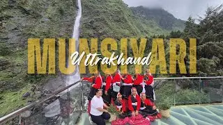 Munsiyari in peak monsoon |  Glass Bridge | Birti Waterfall | munsiyari vlog| 