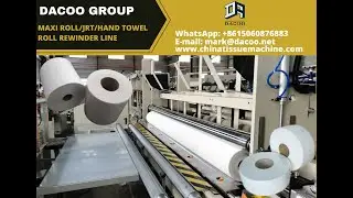 Original Manufacturer Towel Roll Maxi Roll JRT Rewinder Line with Glue Lamination - 2023