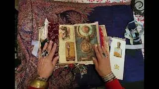 A Mermaid Steampunk Junkjournal flip with Ephemera and Mixed Media Art