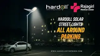 Hardoll Solar Street Lights Installed at Rajagiri Hospital Parking | Remote Controlled&nbsp;&&nbsp;Waterproof