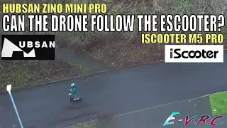 Getting a Drone to Follow me on an Electric Scooter (Zino Mini Pro V M5 Pro)