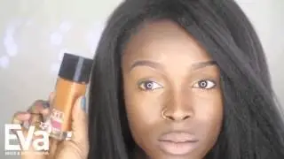 Wig Application Demo and How To Make An Invisible Part(sku:sk021) | EvaWigs Tutorial