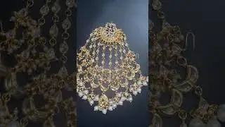 Kundan passa for muslim brides | #muslimwedding #passa #jewellery #shorts #bridal
