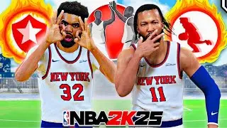 JALEN BRUNSON + 99 LAYUP IS DOMINATING NBA2K25! BEST GUARD BUILD IN 2K25!