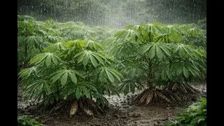 Rain Sounds for Sleeping in Fresh Garden - ASMR Rain Sounds For Sleeping & Relaxing