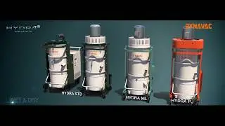 Промышленный пылесос | Серия Dynavac Hydra | Мощный пылесос для влажной и сухой уборки