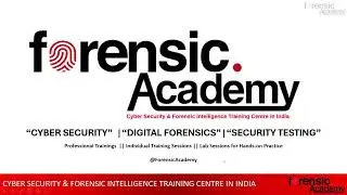 FORENSIC ACADEMY 2026 | Labs | Training | Forensic Analysis | Operation Security #forensicacademy