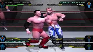 WWE SD! HCTP | 6-MAN TAG ELIMINATION | RVD,  Storm, & Booker T vs Chris Jericho, Benjamin, & HBK