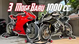 3 Moge Baru 1000cc Dandi Malik - Beda Karakter Semua !! Ducati Panigale 1199 Aprilia RSV4