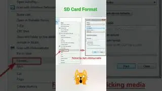 How to format my SD Card using cmd (command prompt)| Chip card ko format kese Karen|#sdcard