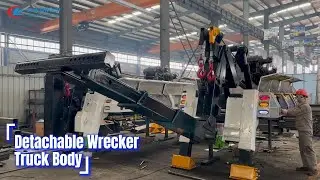 DTU Detachable Wrecker Truck Body 16T 20T 25T 30T 40T Detachale Towing Unit on Tractor Truck