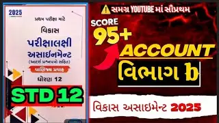 Std 12 account assignment section b solution 