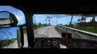 Truck game view sky #truckdriver  #truckgames  #travel 