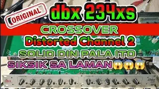 Original dbx 234xs Crossover | Distorted Channel 2 | Solid Pala Laman Nito Panoorin?#repair #dbx
