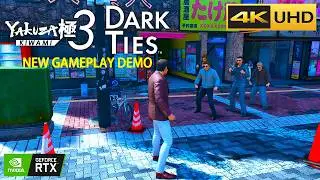 YAKUZA KIWAMI 3 & DARK TIES New Gameplay Demo | Action Adventure RPG OPEN WORLD like Judgment