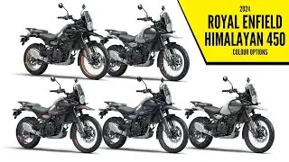 2024 Royal Enfield Himalayan 450 Colors - All Options - Images | AUTOBICS