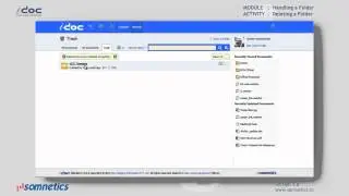 Document Management System-iDOC HANDLING A FOLDER (deleting & restoring a folder)