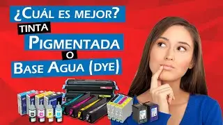 ¿Cuál es mejor, tintas pigmentadas vs tintas base agua?