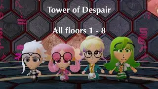 Tower of Despair: All floors 1 - 8 (Team of Chefs) | Miitopia (Nintendo Switch)