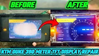 KTM DUKE 390 METER TFT DISPLAY REPAIR - DUKE 390 METER DISPLAY FADE REPAIR - DUKE 390 SPEEDOMETER
