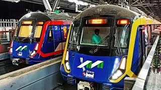 First Day, First Show🔥New Metro lines after 8 years.#mumbaimetro#beml