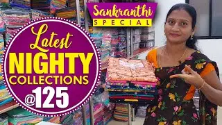 Sankranthi Special Latest Nighty Collection Starts at Rs125 Only Wholesale Prices COD Available
