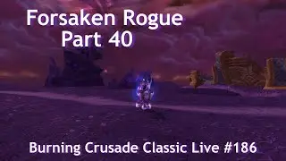 Forsaken Rogue Part 40--Last Day of TBC--Burning Crusade Classic Live #186