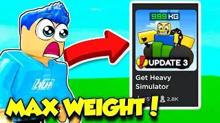 I Gained MAX WEIGHT And Got INSANE WINS In Get Heavy Simulator!