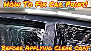How To Fix Base Coat On Car Paint Before Applying Clear Coat | Monte Carlo SS