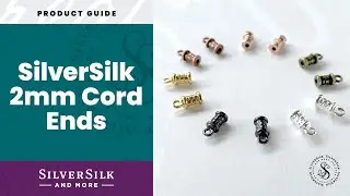SilverSilk 2mm Cord Ends for 3-Needle Chain