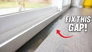 How To Fix HUGE GAPS Between Your Flooring And Door Or Walls! DIY