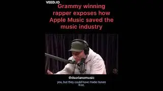 Grammy winning rapper EXPOSES how Apple Music saved the music industry on the Joe Rogan Experience.