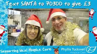 Phyllis Tuckwell's Santa Selfie - Cook Team at PTHC