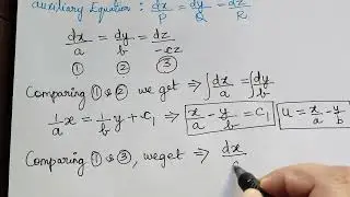 problem 8|| lagranges's linear partial differential equations