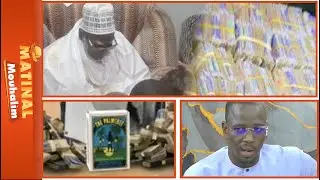 Darou Salam offerts &agrave; Serigne Mountakha Mback&eacute; 550 MILLIONS FCFA avec un allumette symbolique