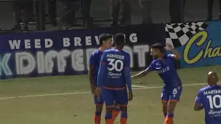 Joshua P&eacute;rez with a Goal vs. Charleston Battery