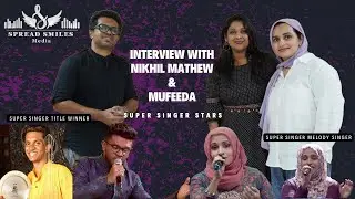 Antha Ponnu Kita Coffee Sapdalama Ketpen!!|Chat with Nikhil Mathew & Mufeeda Masjid| Super Singers