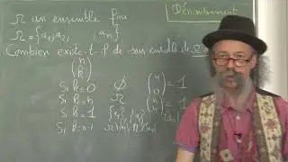 L3GC - Vidéo 1.3 : Cardinal de l'ensemble des parties et nombre de combinaisons