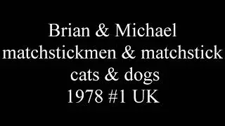 Brian & Michael - matchstickmen & matchstick cats & dogs 1978 #1 UK