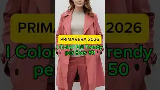Ecco i Colori Pi&ugrave; Trendy per Over 50 da Indossare in Primavera #over50 #over60 #primavera #outfit