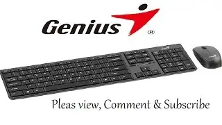 Wireless Genius Keyboard & Mouse SlimStar 8000 Review