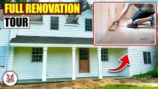 Full Renovation Tour (Part 1): Hidden Door, Steam Shower & Dream Kitchen Reveal
